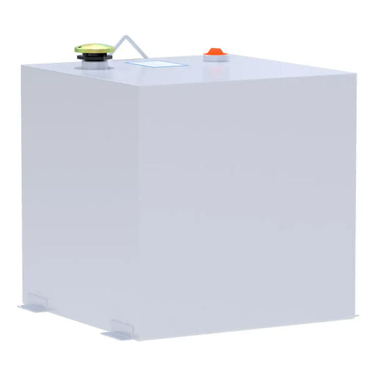 UWS United Welding Services White 53 Gallon Rectangle Steel Transfer Tank (ST-53-R-W)