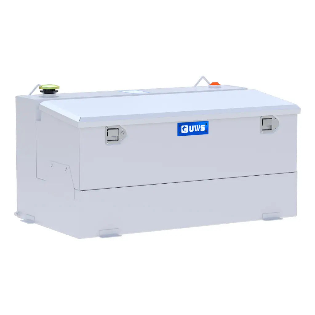 UWS United Welding Services Steel Combo Transfer Tank 75 Gallon White