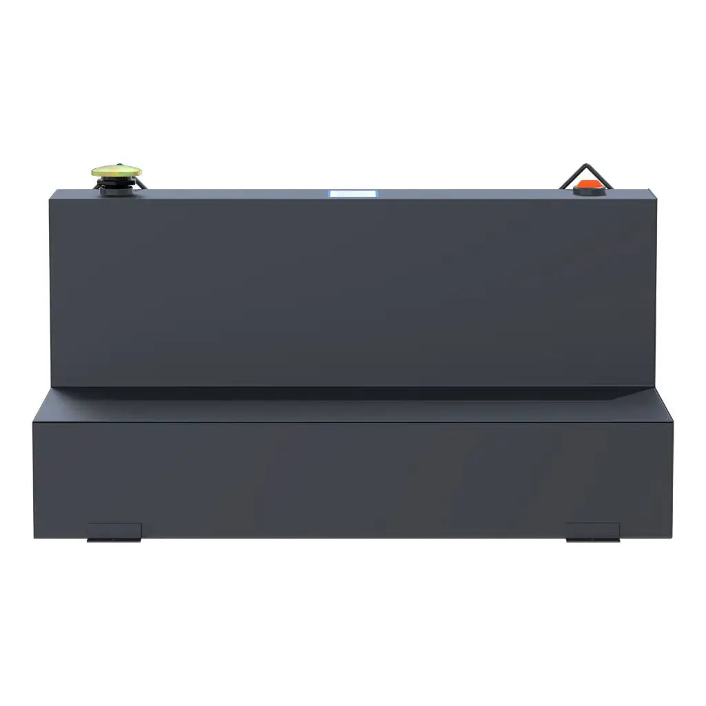 UWS United Welding Services 75-Gallon Steel Combo Transfer Tank in Matte Black (Part #ST-75-COMBO-MB)