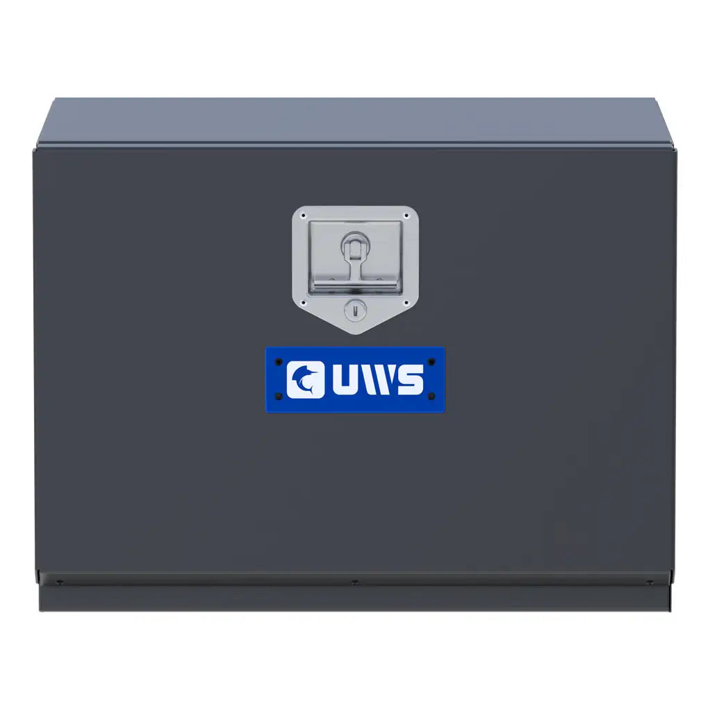 UWS/United Welding Services Matte Black Steel 24 x 18 x 18 Single-Door Underbody Tool Box (Part No. ST-TBUB-24-MB)
