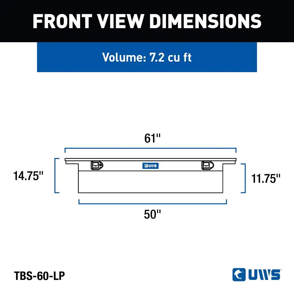 UWS United Welding Services TBS-60-LP Single Low Profile Colorado/S10/Ranger/Tundra