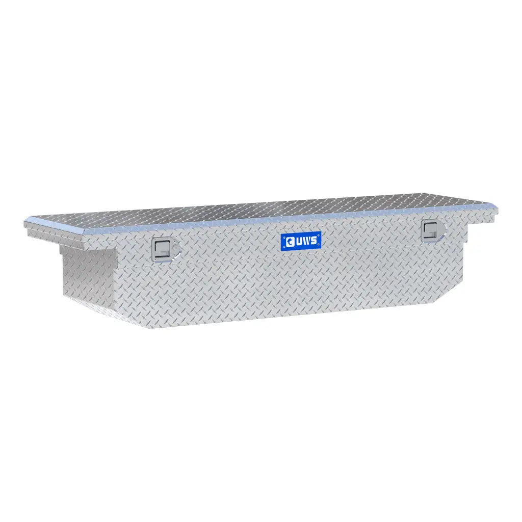 UWS/United Welding Services TBS-69-A-LP 69-In Aluminum Single Lid Crossover Toolbox with Low Profile Angled Design