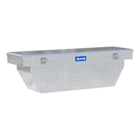 UWS United Welding Services 69-Inch Aluminum Single Lid Crossover Toolbox, Deep Angled Design TBSD-69-A