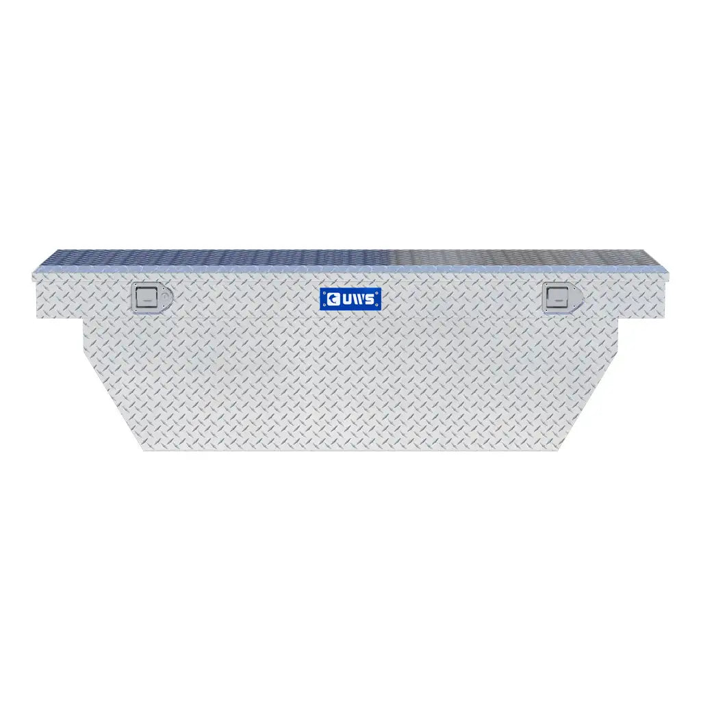 UWS United Welding Services 69-Inch Aluminum Single Lid Crossover Toolbox, Deep Angled Design TBSD-69-A