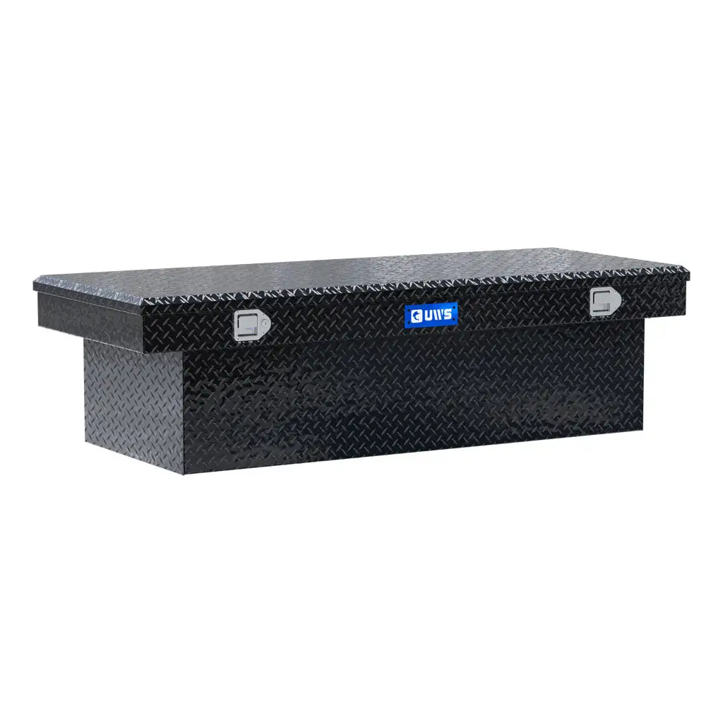 UWS United Welding Services 69-Inch Gloss Black Aluminum Deep E X Trawide Crossover Truck Tool Box