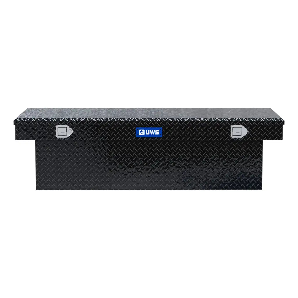UWS United Welding Services 69-Inch Gloss Black Aluminum Deep E X Trawide Crossover Truck Tool Box