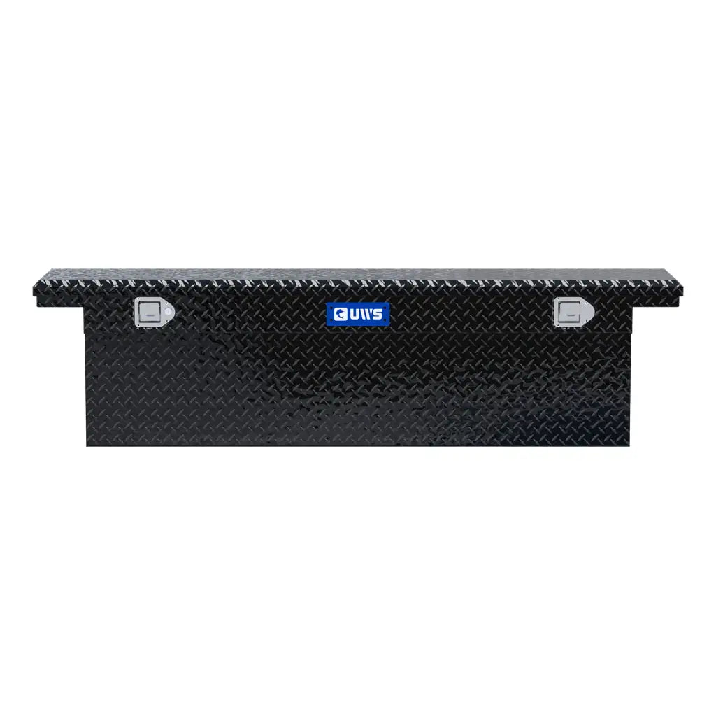 UWS/United Welding Services Gloss Black 69-Inch Deep Slim Truck Tool Box, Low Profile Model TBSD-69-SL-LP-B