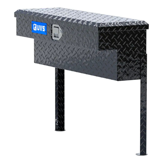 UWS United Welding Services TBSM-36-BLK Black Sidemount Box - 36" x 11" x 11" x 7"