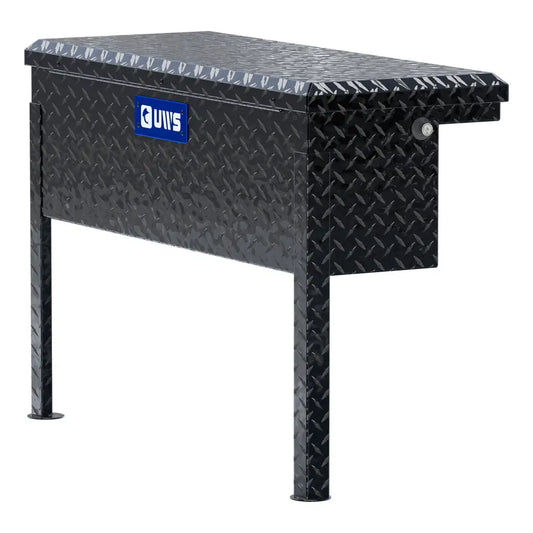 UWS United Welding Services 36-Inch Truck Side Tool Box with Low Profile Gloss Black Powder Coat, Part Number TBSM-36-LP-BLK