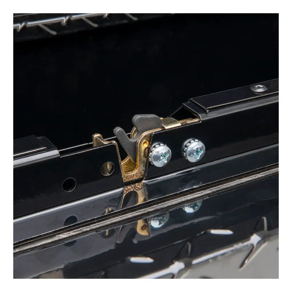 UWS United Welding Services 36-Inch Truck Side Tool Box with Low Profile Gloss Black Powder Coat, Part Number TBSM-36-LP-BLK