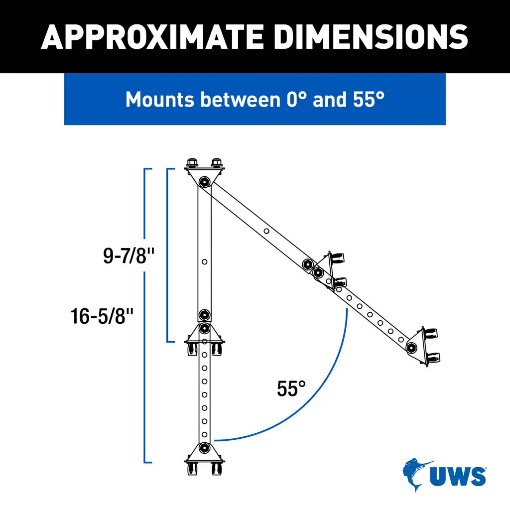 UWS/United Welding Services TBSM-MK2 Adjustable Universal Truck Side Box Legs