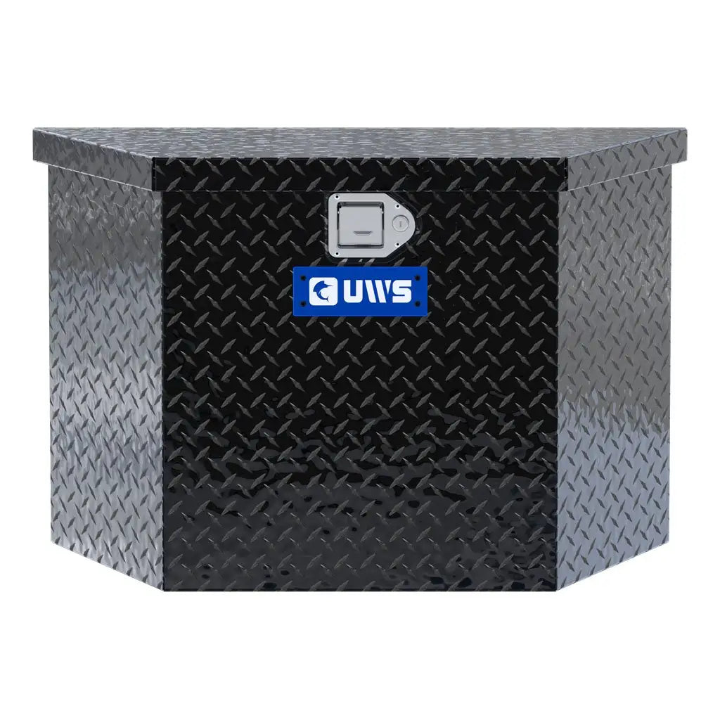 UWS United Welding Services Black 34-Inch V-Shaped Utility Trailer Box (Part Number: TBV-34-BLK)