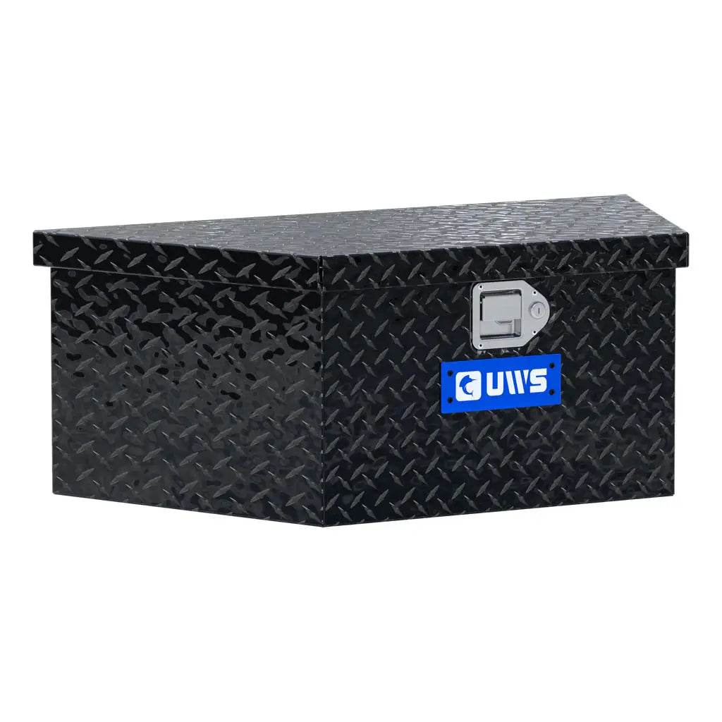 UWS/United Welding Services TBV-34-LP-BLK 34-Inch V-Shaped Lopro Utility Trailer Box in Black