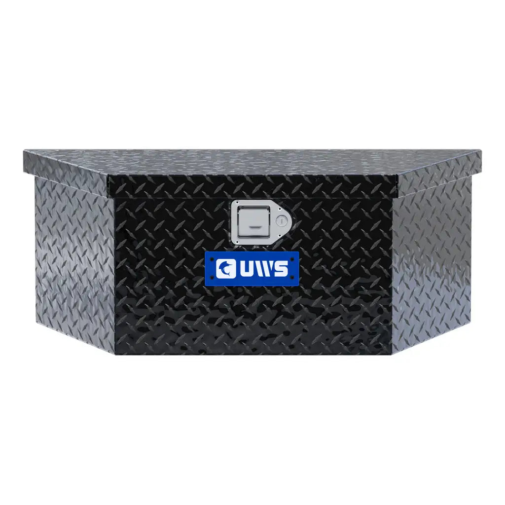 UWS/United Welding Services TBV-34-LP-BLK 34-Inch V-Shaped Lopro Utility Trailer Box in Black