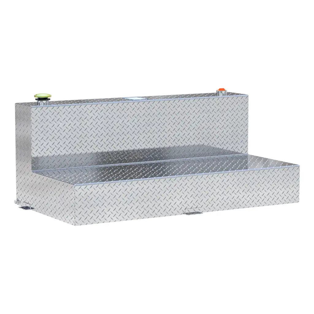 UWS United Welding Services 100 Gallon L-Shape Bright Aluminum Transfer Tank