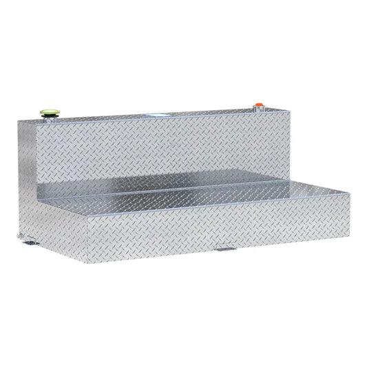 UWS United Welding Services 100 Gallon L-Shape Bright Aluminum Transfer Tank