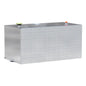 UWS United Welding Services 100 Gallon Rectangle Bright Aluminum Transfer Tank (Part Number TT-100-RT-T-P)