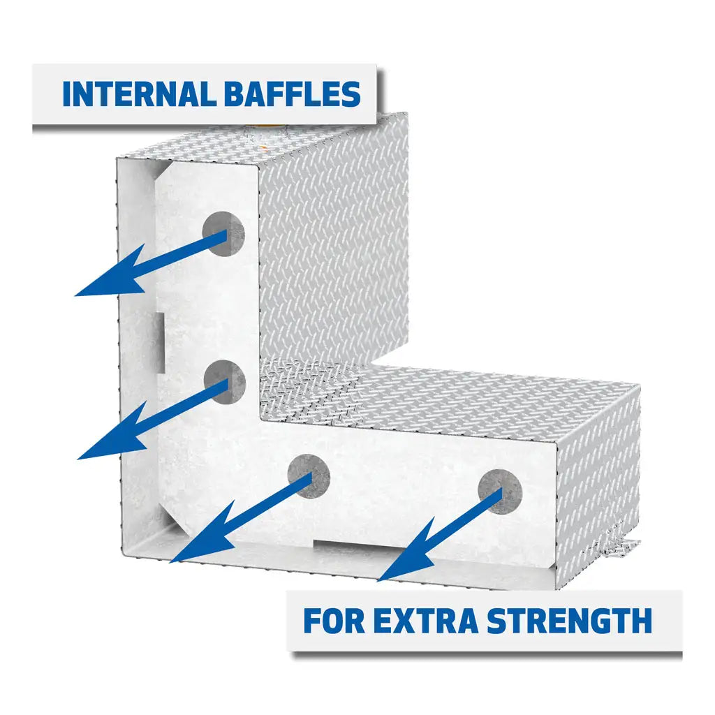 UWS/United Welding Services Hammerhead 100 Gallon L-Shape Steel Transfer Tank