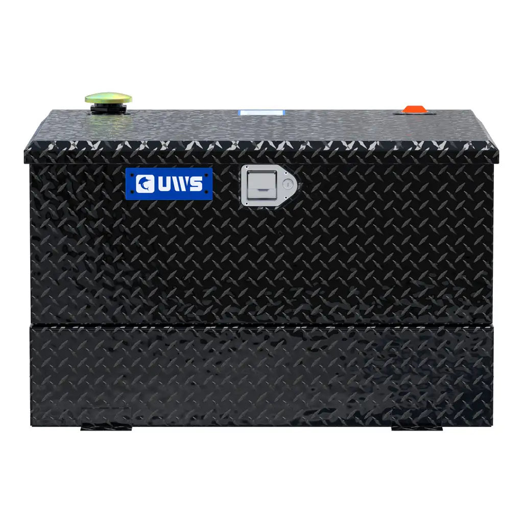 UWS United Welding Services 50 Gallon Combo Transfer Tank in Black