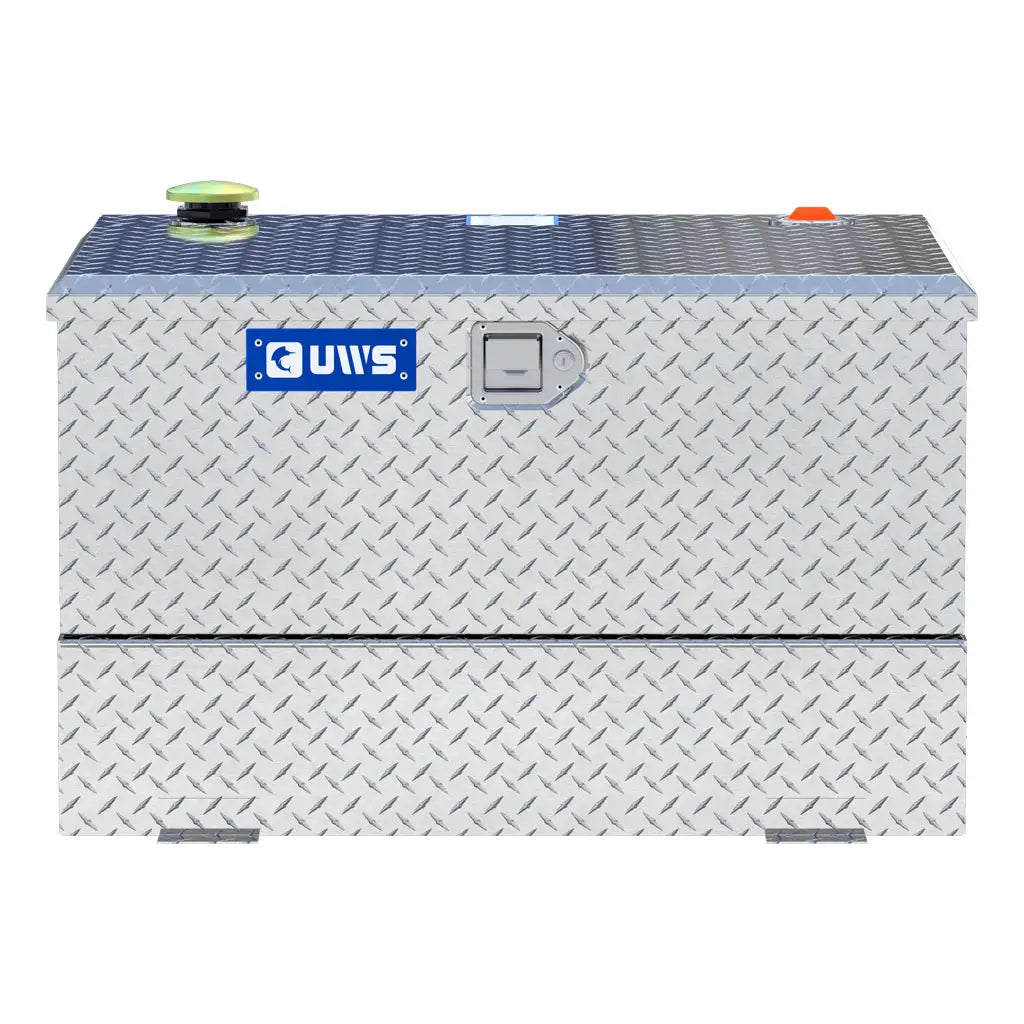 UWS United Welding Services 50 Gallon Combo Transfer Tank - Heavy Duty Mobile Fuel Container