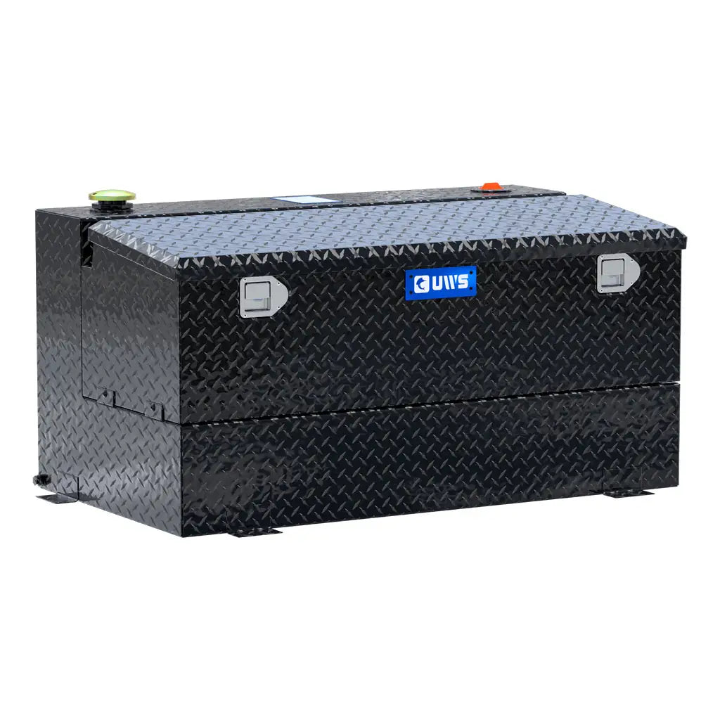 UWS United Welding Services 75 Gallon Transfer Tank with Chest Box - Black (Part No. TT-75-COMBO-BLK)