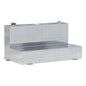 UWS United Welding Services 75 Gallon L-Shape Bright Aluminum Transfer Tank TT-75-L-T-P