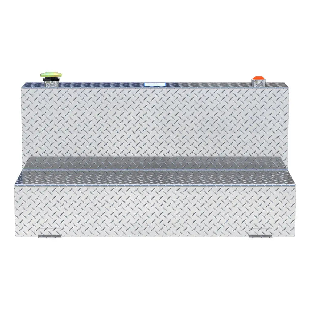 UWS United Welding Services 75 Gallon L-Shape Bright Aluminum Transfer Tank TT-75-L-T-P